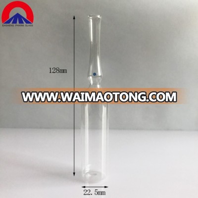 ISO Form B 25ml Clear Glass Ampoule/Ampule For Injectable Pharmaceutical Products