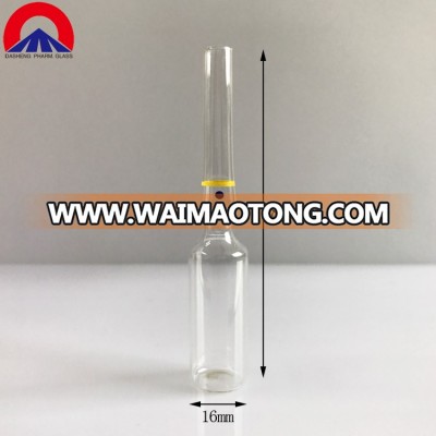 Cut open ISO Type B 5ml glass ampoules manufacture for pharmaceutical and cosmetic industries