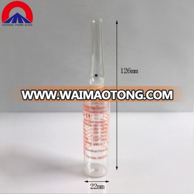 20ml Empty glass clear mesotherapy ampoule for medicament Manufacturers