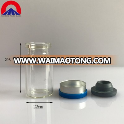 Chinese suppliers 7ml 22 x 39.7 mm pharmaceutical clear science medical specimen glass vials wholesale