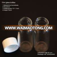 15ml glass screwed bottle